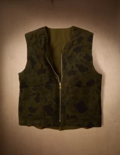 AE X Tru Kolors Reversible Quilted Vest Olive -American Eagle Fashion 0101 1797 309 b
