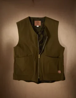 AE X Tru Kolors Reversible Quilted Vest Olive -American Eagle Fashion 0101 1797 309 f