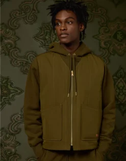 AE X Tru Kolors Reversible Quilted Vest Olive