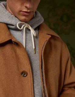 AE X Tru Kolors Wool-Blend Topcoat Brown 15 AE X Tru Kolors Wool-Blend Topcoat Brown -American Eagle Fashion 0101 1798 200 l2