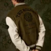 AE X Tru Kolors Varsity Jacket Olive