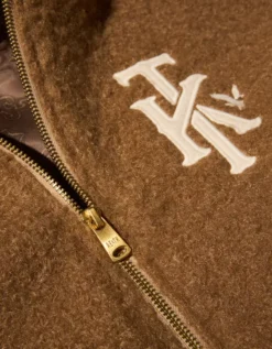 AE X Tru Kolors Sherpa Bomber Jacket Brown -American Eagle Fashion 0101 1803 200 d1