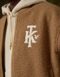 AE X Tru Kolors Sherpa Bomber Jacket Brown -American Eagle Fashion 0101 1803 200 l2