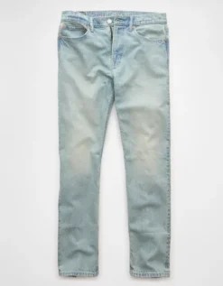 AE EasyFlex +TENCEL™ Fibers Original Straight Jean Light Tinted Wash 8 AE EasyFlex +TENCEL™ Fibers Original Straight Jean Light Tinted Wash -American Eagle Fashion 0111 7245 482 f