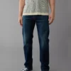 AE AirFlex+ Relaxed Straight Jean Simply Dark