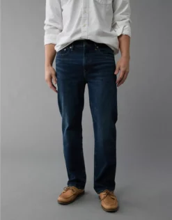 AE EasyFlex +TENCEL™ Fibers Relaxed Straight Jean Dark Vintage