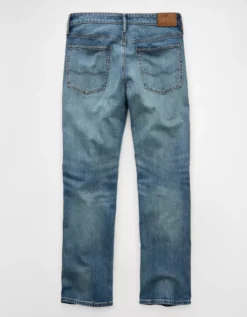 AE EasyFlex +TENCEL™ Fibers Relaxed Straight Jean Tinted Medium -American Eagle Fashion 0112 7250 992 b