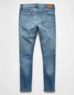 AE AirFlex+ Patched Athletic Skinny Jean Destroyed Medium Wash -American Eagle Fashion 0114 6873 919 b
