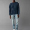 AE AirFlex+ Patched Athletic Skinny Jean Icy Repair