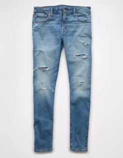 AE AirFlex+ TENCEL™ Fibers Patched Athletic Skinny Jean Medium Destroy 8 AE AirFlex+ TENCEL™ Fibers Patched Athletic Skinny Jean Medium Destroy -American Eagle Fashion 0114 7243 826 f