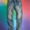 AE AirFlex+ Patched Athletic Skinny Jean Indigo Splatter