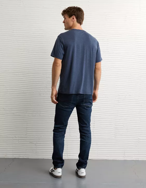 AE 24/7 Move Free Athletic Skinny Jean Deep Sea Blue 2 AE 24/7 Move Free Athletic Skinny Jean Deep Sea Blue - Image 2