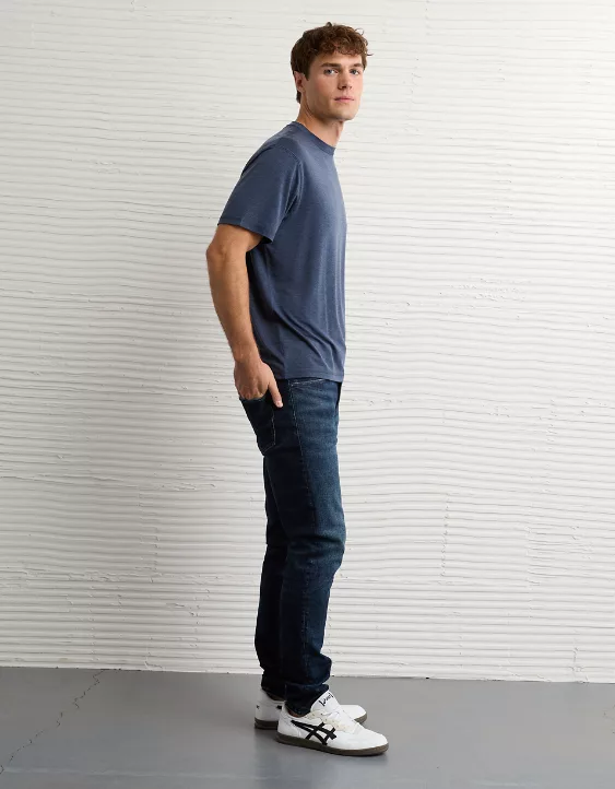 AE 24/7 Move Free Athletic Skinny Jean Deep Sea Blue 5 AE 24/7 Move Free Athletic Skinny Jean Deep Sea Blue - Image 5