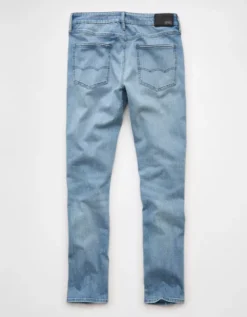 AE 24/7 Move Free Athletic Skinny Jean Medium Bright Indigo -American Eagle Fashion 0114 7280 857 b