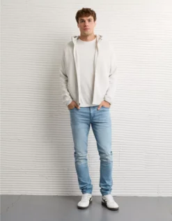 AE 24/7 Move Free Athletic Skinny Jean Medium Bright Indigo