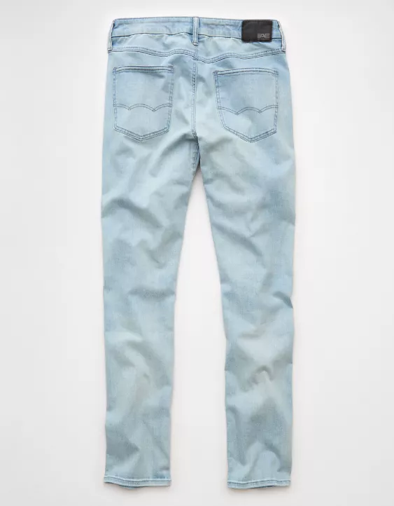 AE 24/7 Move Free Athletic Skinny Jean Light Bright Indigo 4 AE 24/7 Move Free Athletic Skinny Jean Light Bright Indigo - Image 4