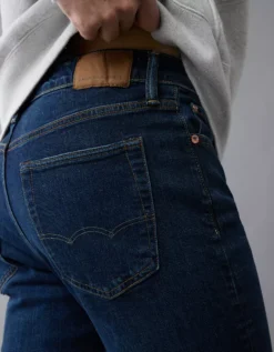 AE AirFlex+ TENCEL™ Fibers Athletic Skinny Jean Simply Dark -American Eagle Fashion 0114 7351 074 os