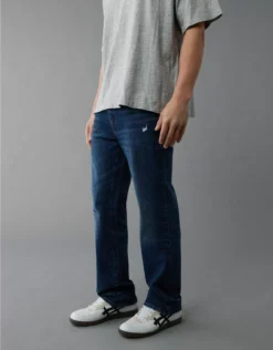 AE EasyFlex +TENCEL™ Fibers Ripped Original Bootcut Jean Midnight Blue