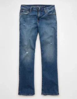AE AirFlex+ Original Bootcut Jean Medium Tinted Indigo -American Eagle Fashion 0115 7248 471 f