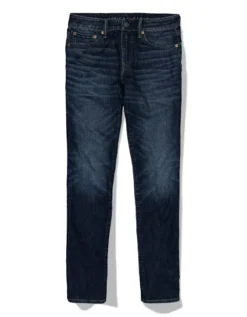 AE AirFlex+ Slim Straight Jean Dark Clouds -American Eagle Fashion 0116 5967 086 f