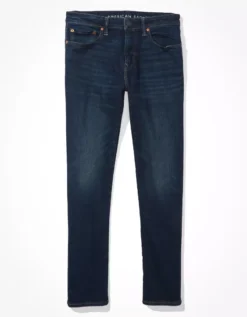 AE AirFlex+ Slim Straight Jean Rustic Blue 7 AE AirFlex+ Slim Straight Jean Rustic Blue -American Eagle Fashion 0116 6020 272 f