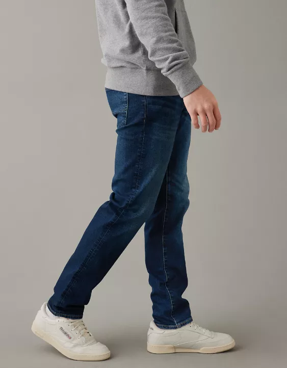 AE AirFlex+ Slim Straight Jean Rustic Blue 5 AE AirFlex+ Slim Straight Jean Rustic Blue - Image 5