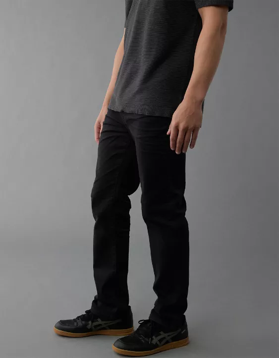 AE AirFlex+ Slim Straight Jean Black 5 AE AirFlex+ Slim Straight Jean Black - Image 5