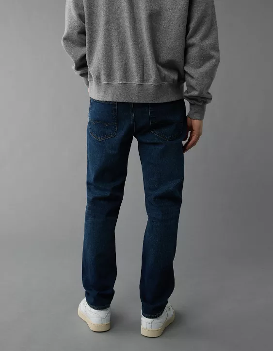 AE AirFlex+ TENCEL™ Fibers Slim Straight Jean Dark Indigo 2 AE AirFlex+ TENCEL™ Fibers Slim Straight Jean Dark Indigo - Image 2