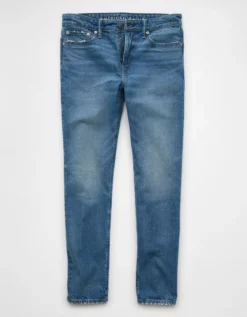 AE EasyFlex +TENCEL™ Fibers Slim Straight Jean Medium Bright Indigo -American Eagle Fashion 0116 7130 857 f