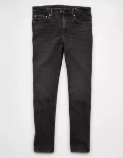 AE EasyFlex +TENCEL™ Fibers Slim Straight Jean Black Wash 9 AE EasyFlex +TENCEL™ Fibers Slim Straight Jean Black Wash -American Eagle Fashion 0116 7142 081 f