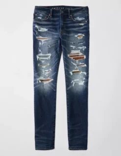 AE AirFlex+ Ultrasoft Patched Slim Jean -American Eagle Fashion 0117 6681 990 f