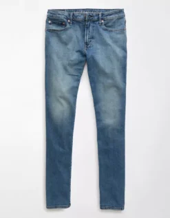AE AirFlex+ Slim Jean Medium Indigo Wash -American Eagle Fashion 0117 6999 540 f