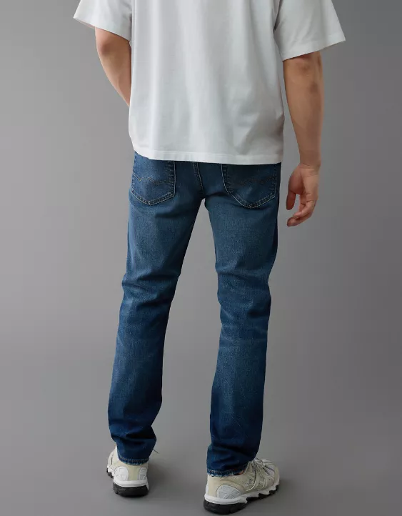 AE AirFlex+ Patched Slim Jean Deep Indigo 2 AE AirFlex+ Patched Slim Jean Deep Indigo - Image 2