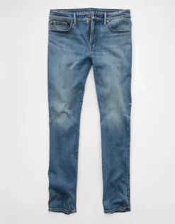 AE AirFlex+ TENCEL™ Fibers Patched Slim Jean Medium Vintage 7 AE AirFlex+ TENCEL™ Fibers Patched Slim Jean Medium Vintage -American Eagle Fashion 0117 7264 914 f