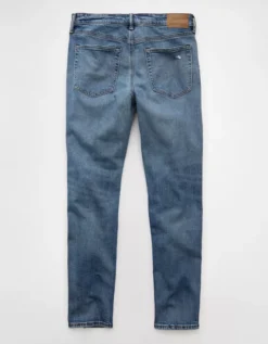 AE AirFlex+ TENCEL™ Fibers Patched Athletic Fit Jean Darken Destroy -American Eagle Fashion 0118 7348 832 b