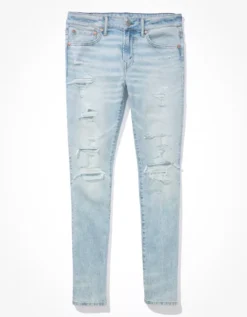 AE AirFlex+ Ultrasoft Patched Skinny Jean -American Eagle Fashion 0119 6665 953 f