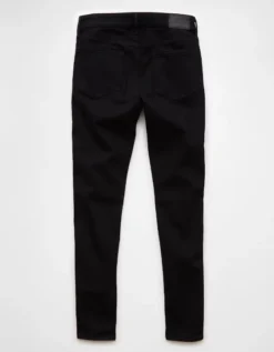 AE AirFlex+ Skinny Jean Black 8 AE AirFlex+ Skinny Jean Black -American Eagle Fashion 0119 6937 001 b