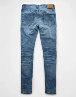 AE AirFlex+ Ripped Skinny Jean Destroyed Medium Wash 8 AE AirFlex+ Ripped Skinny Jean Destroyed Medium Wash -American Eagle Fashion 0119 7109 919 b