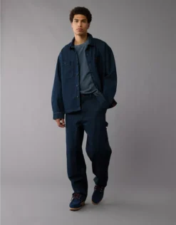 Timberland X AE Wide-Leg Denim Work Pant Dark Indigo
