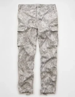 AE Flex Lived-In Cargo Pant White Washed -American Eagle Fashion 0123 4882 112 f