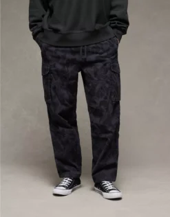AE Flex Relaxed Cargo Pant Midnight Blue