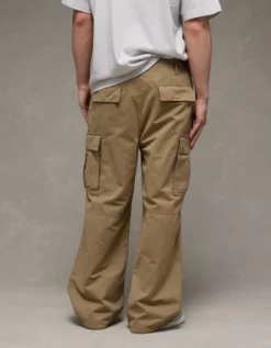 AE Flex Ultra Baggy Cargo Pant Field Khaki -American Eagle Fashion 0123 5290 872 ob