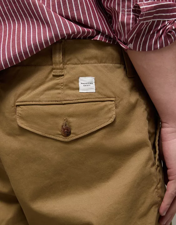 AE Flex Baggy Lived-In Khaki Pant Toasted Almond 6 AE Flex Baggy Lived-In Khaki Pant Toasted Almond - Image 6