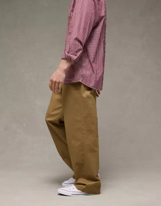 AE Flex Baggy Lived-In Khaki Pant Toasted Almond 5 AE Flex Baggy Lived-In Khaki Pant Toasted Almond - Image 5