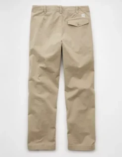AE Flex Loose Lived-In Khaki Pant Light Khaki -American Eagle Fashion 0124 5307 281 b