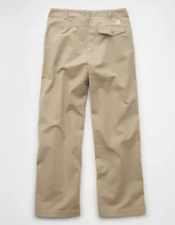 AE Flex Ultra Baggy Lived-In Khaki Pant Light Khaki 9 AE Flex Ultra Baggy Lived-In Khaki Pant Light Khaki -American Eagle Fashion 0124 5308 281 b