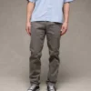 AE Flex Original Straight Lived-In Khaki Pant Grey