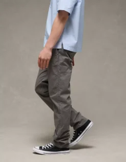 AE Flex Original Straight Lived-In Khaki Pant Grey 9 AE Flex Original Straight Lived-In Khaki Pant Grey -American Eagle Fashion 0125 4711 050 os