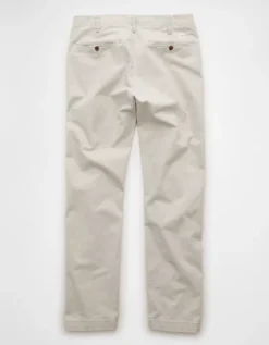 AE Flex Original Straight Lived-In Khaki Pant Natural White -American Eagle Fashion 0125 4711 140 b