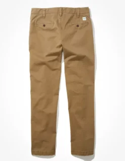 AE Flex Original Straight Lived-In Khaki Pant Toasted Almond -American Eagle Fashion 0125 4711 238 b